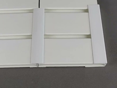 huaxiajie Goedkope prijs ultralichte flexibele draagbare grijze slatwall voor showroom