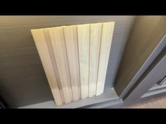 Weerbestendig Samengesteld WPC-Muurcomité Gemakkelijk om 200sqm MOQ te installeren en schoon te maken