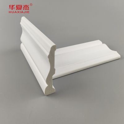 Nieuw product 19/32 x 2-23/32 koloniale behuizing pvc steigerplaat in witte kleur voor de decoratie van gebouwen
