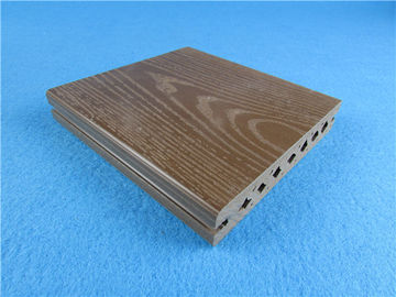 Goede prijs Het geborstelde Houten Plastic Samengestelde Dek betegelt/Buitendecking-Vloer 140 * 25mm online