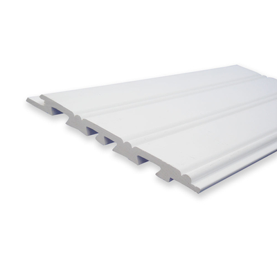 Goede prijs UV bescherm de Witte pvc-Beschotcomité Vinylgrootte van Planking 5.4inch X 0.4inch online