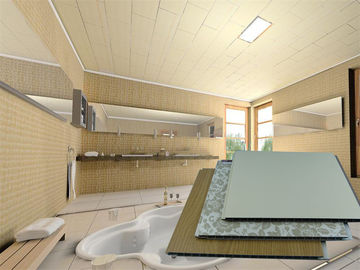 Hoogwaardige PVC plafondtegels Decoratieve douche Wandbekleding Panel Brandbestendige