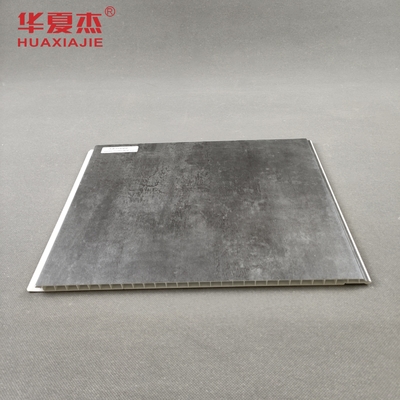 Grauwe marmeren PVC-wandpanelen Interieur PVC-plafondpaneel Voor gebouwdecoratie