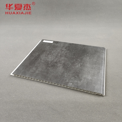 Grauwe marmeren PVC-wandpanelen Interieur PVC-plafondpaneel Voor gebouwdecoratie