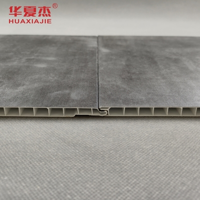 Grauwe marmeren PVC-wandpanelen Interieur PVC-plafondpaneel Voor gebouwdecoratie
