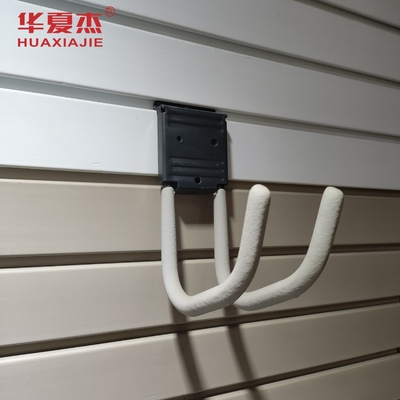 Makkelijk te installeren PVC Slat Wandpaneel Haakken Garage Panel Wand Frame Waterdicht Voor decoratie