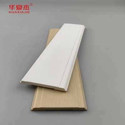 Goedkope Pvc Mull Strip 2-1/2 Wpc Moulding White Smooth Pvc Mull Mouldings Home Office Decoratie
