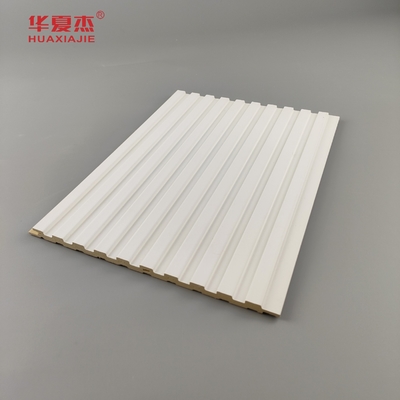 Groothandel gelamineerd wpc-wandpaneel groen en wit pvc-paneel en wpc-bord interieurversiering