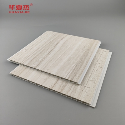 Chinese ontwerp warm stempelen Pvc wandpaneel en plafondpaneel hoogglanzend houtkorrels
