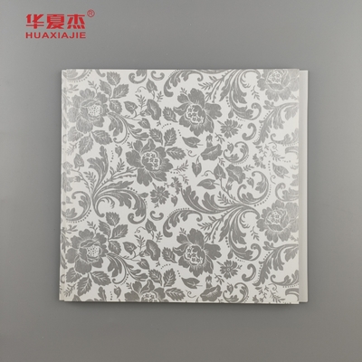 Warm te koop Bloemenontwerp PVC wandpaneel Country Style Frosted Textuur Gelamineerd PVC paneel Voor wanddecoratie