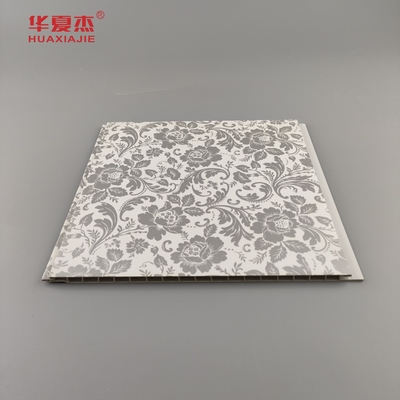 Warm te koop Bloemenontwerp PVC wandpaneel Country Style Frosted Textuur Gelamineerd PVC paneel Voor wanddecoratie