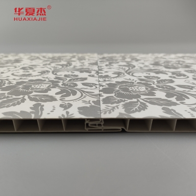 Warm te koop Bloemenontwerp PVC wandpaneel Country Style Frosted Textuur Gelamineerd PVC paneel Voor wanddecoratie