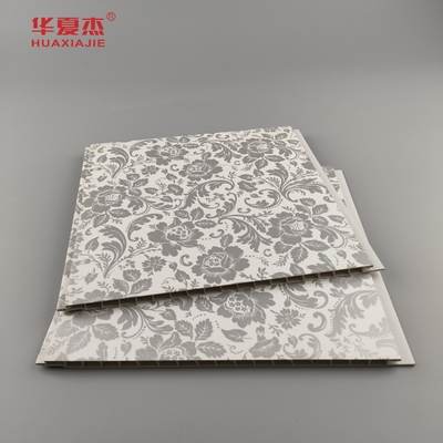 Warm te koop Bloemenontwerp PVC wandpaneel Country Style Frosted Textuur Gelamineerd PVC paneel Voor wanddecoratie
