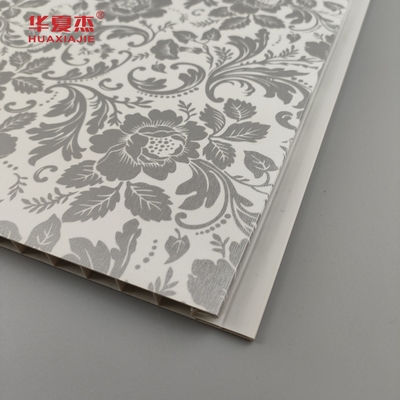 Warm te koop Bloemenontwerp PVC wandpaneel Country Style Frosted Textuur Gelamineerd PVC paneel Voor wanddecoratie