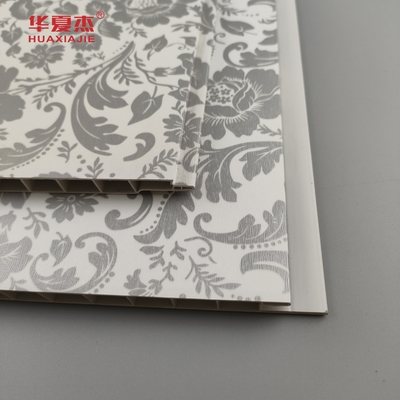 Warm te koop Bloemenontwerp PVC wandpaneel Country Style Frosted Textuur Gelamineerd PVC paneel Voor wanddecoratie