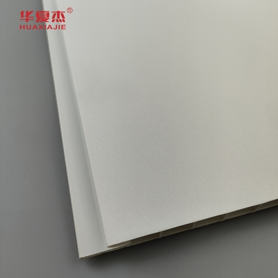 Hoogwaardige gefrostte zuivere witte elegante gelamineerde PVC wandpaneel Indoor PVC panelen voor decoratie