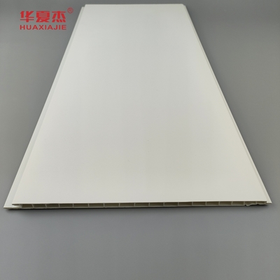 Hoogwaardige gefrostte zuivere witte elegante gelamineerde PVC wandpaneel Indoor PVC panelen voor decoratie