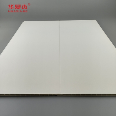 Hoogwaardige gefrostte zuivere witte elegante gelamineerde PVC wandpaneel Indoor PVC panelen voor decoratie