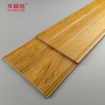 Natuurhout Wpc Wainscoting Panels Waterdicht Wpc Wandpaneel Wainscot Voor Badkamer Decoratie