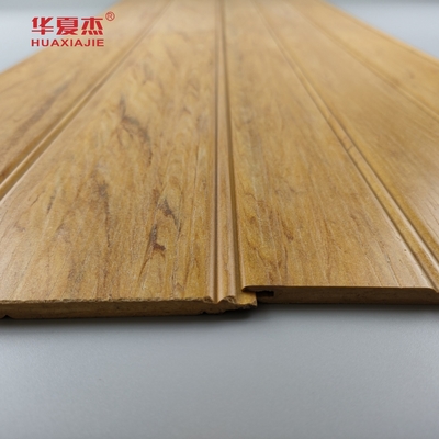 Natuurhout Wpc Wainscoting Panels Waterdicht Wpc Wandpaneel Wainscot Voor Badkamer Decoratie