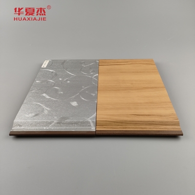 2024 New Design Sliver Luxury Pattern / Nature Woodgrain Wpc Panels Voor Wand Decoratie