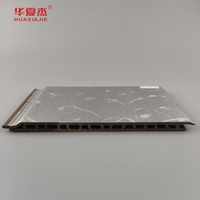 2024 New Design Sliver Luxury Pattern / Nature Woodgrain Wpc Panels Voor Wand Decoratie