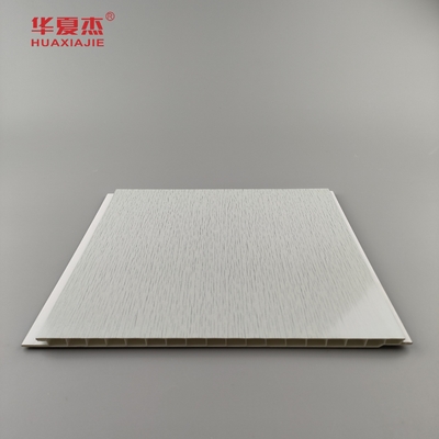 Moderne design Zilveren kleur PVC plafond en wandpaneel Vochtbestendige muur Pvc panelen Gebouw decoratie