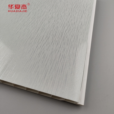 Moderne design Zilveren kleur PVC plafond en wandpaneel Vochtbestendige muur Pvc panelen Gebouw decoratie