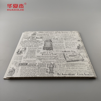 Duurzaam klassiek pvc gelamineerd paneel antieke stijl pvc plafondpaneel decoratie muur binnen