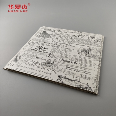 Duurzaam klassiek pvc gelamineerd paneel antieke stijl pvc plafondpaneel decoratie muur binnen