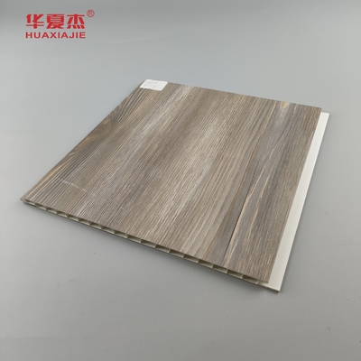Fabrieksdirecte verkoop PVC wandpaneel gelamineerd houtkorrels PVC decoratie plafondpaneel woning / kantoor
