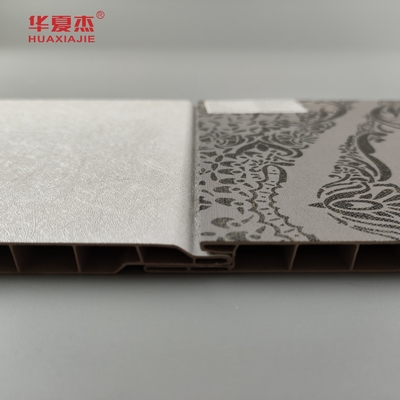 Luxe design PVC wandpaneel gelamineerd met 60% PVC-inhoud Anti-scratch PVC-dekorpaneel voor de muur