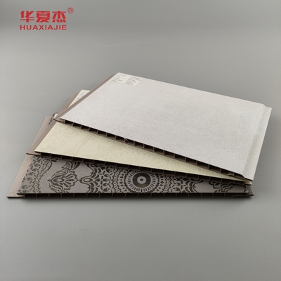 Luxe design PVC wandpaneel gelamineerd met 60% PVC-inhoud Anti-scratch PVC-dekorpaneel voor de muur