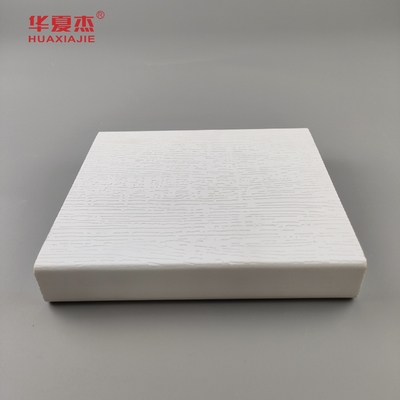 Warm verkrijgbaar Verzorgingsplank Wit vinyl 5/4IN*6IN*12FT PVC houten patroon gietplank
