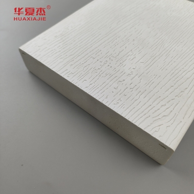 Warm verkrijgbaar Verzorgingsplank Wit vinyl 5/4IN*6IN*12FT PVC houten patroon gietplank