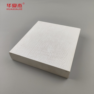 Warm verkrijgbaar Verzorgingsplank Wit vinyl 5/4IN*6IN*12FT PVC houten patroon gietplank