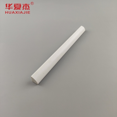 Warm verkoop PVC-giet 1/2'' kwart rond wit vinyl 12' waterdicht profiel PVC interieur