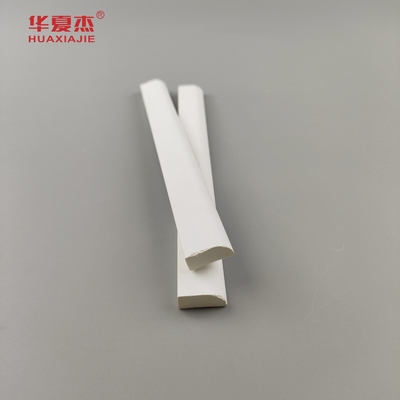 Best verkopende pvc giet schoen vorm wit vinyl 12ft 19x12mm pvc profiel milieuvriendelijk