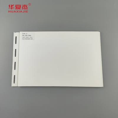 Moderne design pvc plafondpaneel 12'' wandpaneel wit pvc-plaat van kleur binnenhuis decoratie
