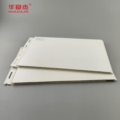 Moderne design pvc plafondpaneel 12'' wandpaneel wit pvc-plaat van kleur binnenhuis decoratie