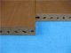 UV Bestand Plastiek buiten de Bevloering van Wpc Decking met Vlotte Geborstelde Oppervlakte