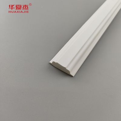 Moderne ontwerp scheiding trim wit vinyl 12 'pvc vorm 22x6mm pvc schuim trim en profiel