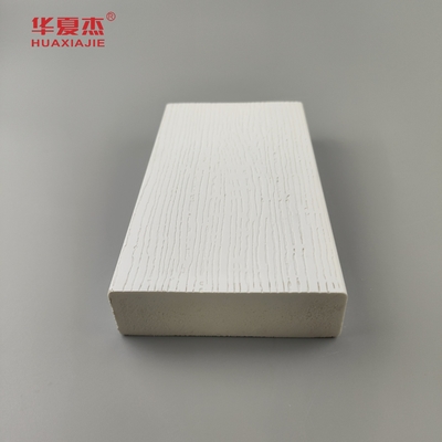 Groothandel afwerking plank wit vinyl 5/4inx4inx12ft milieuvriendelijk pvc schuim gieten pvc profiel voor woningversiering