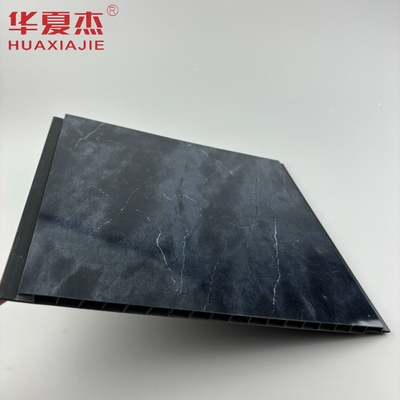 Best verkopende drukwerk zwart pvc marmeren plaat hoogglanzend pvc wandpanelen en plafondpaneel appartement decor