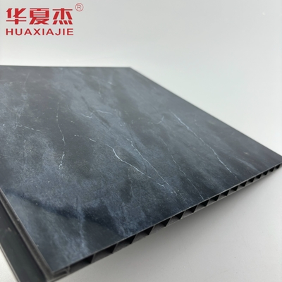 Best verkopende drukwerk zwart pvc marmeren plaat hoogglanzend pvc wandpanelen en plafondpaneel appartement decor