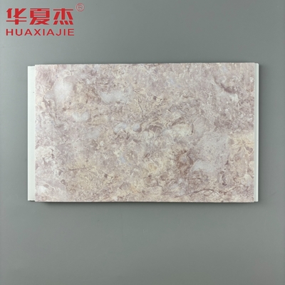 Duurzaam parelvormend warm stempeld pvc wandpaneel prink marmeren decoratiepaneel voor muur pvc woning decor