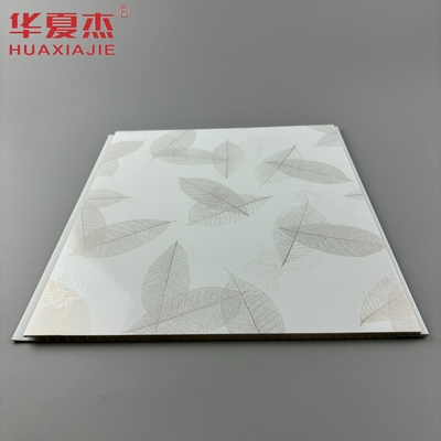 Op maat gemaakte warm stempelde pvc wandpanelen botanische afdruk plafondpaneel pvc voor badkamerdecoratie