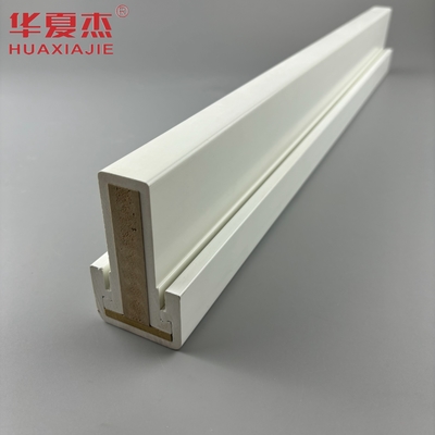 Groothandel nieuw product wpc mullpost LVL versterkt wpc deurframe pvc deurbalk gebouw decoratie