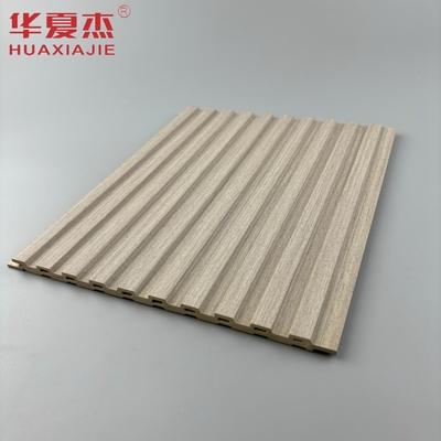 Best verkopende houtgraan wpc wandpaneel gevlochten pvc-paneel wpc waterdicht wandpaneel voor interieurdecoratie