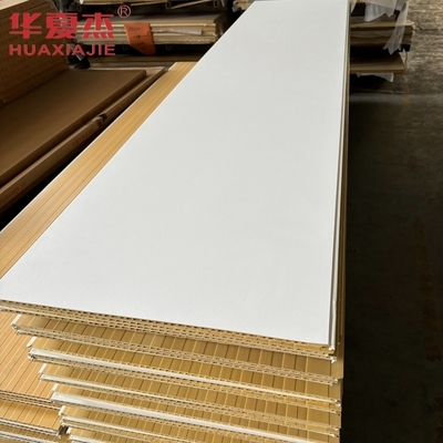 Hoogwaardig wit wpc wandpaneel 600x9mm gelamineerd wpc board waterdicht decoratief materiaal